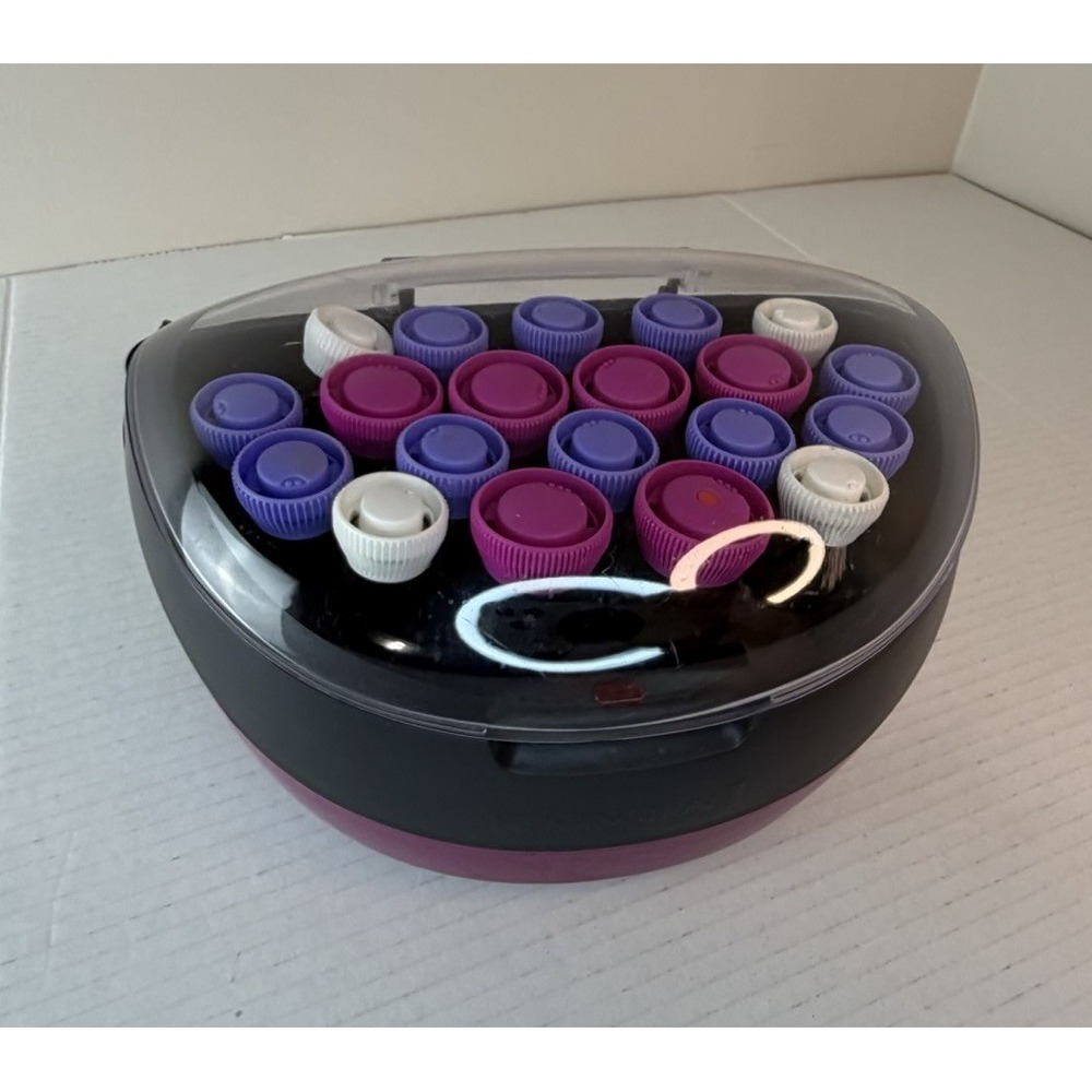 Remington Ionic Conditioning Hot Hair Rollers 20 Piece Set NO CLIPS!